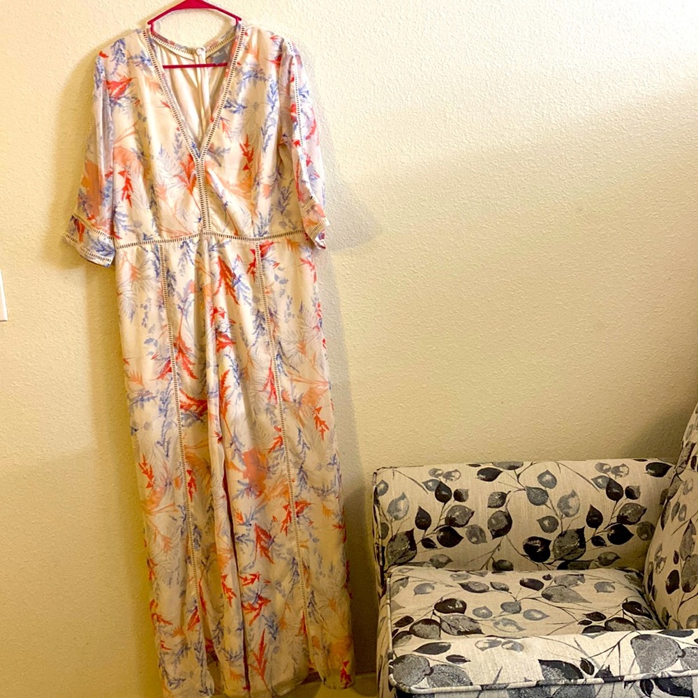 ASOS DESIGN jumpsuit in mixed pastel floral